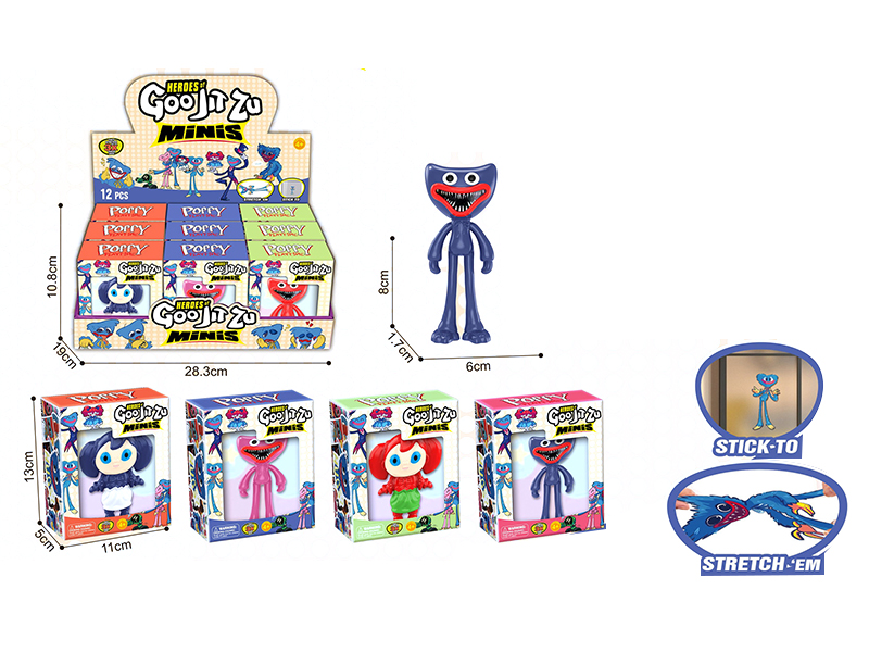 Heroes Of Goo Jit Zu Soft Rubber Poppy Doll Vent Toys