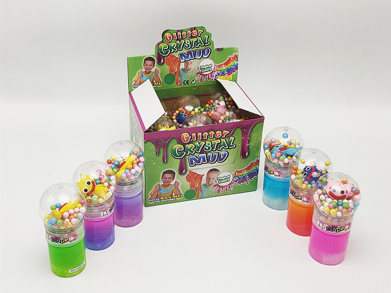 Poppy Glitter Crystal Mud 6pcs