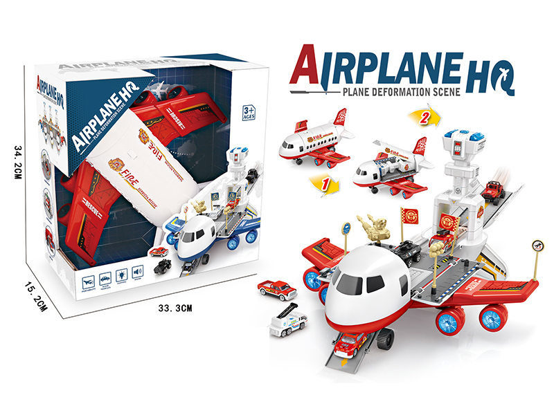 Fire Fighting Alloy Light Music Track Taxiing Aircraft Mobile Headquarters