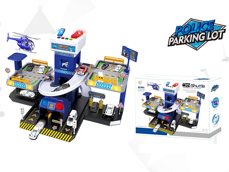 Police Parking Lot Building(3 Layer)