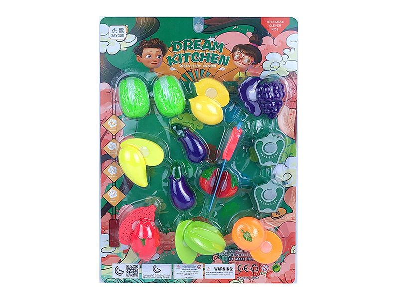 Cutable Fruit Tableware Toys
