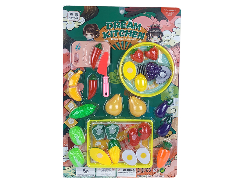 Cutable Fruit Tableware Toys