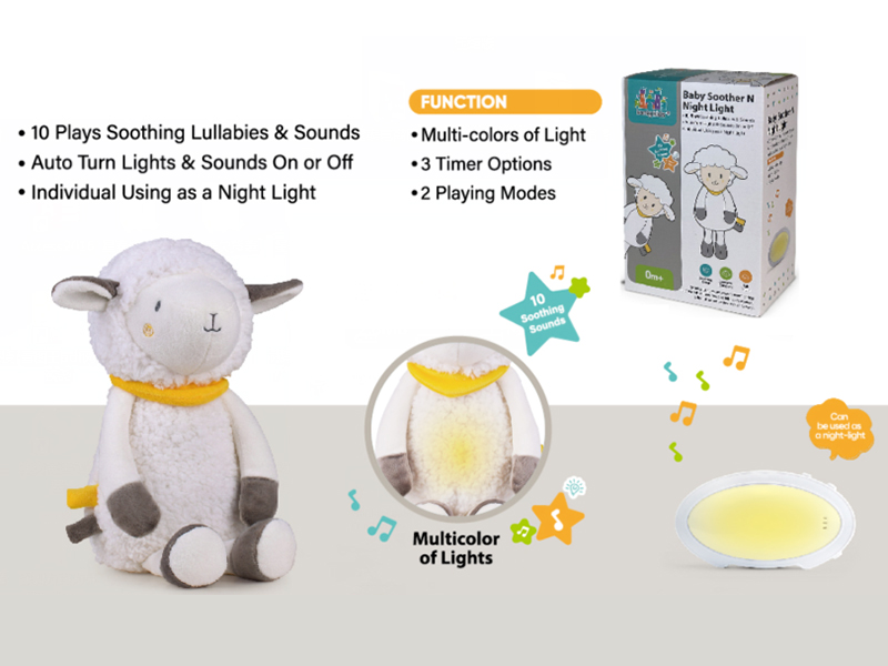Baby Soothing Night Light Lamb (Light And Music)