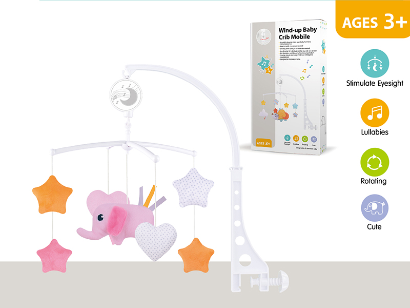 Pink Elephant Fabrics Bedside Bell