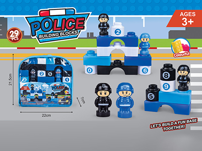 29PCS Police Building Block