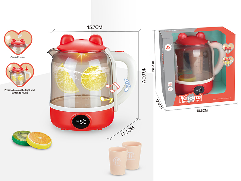 Small Household Appliance Kettle(Spray,Light ,Sound,Can Add Water)