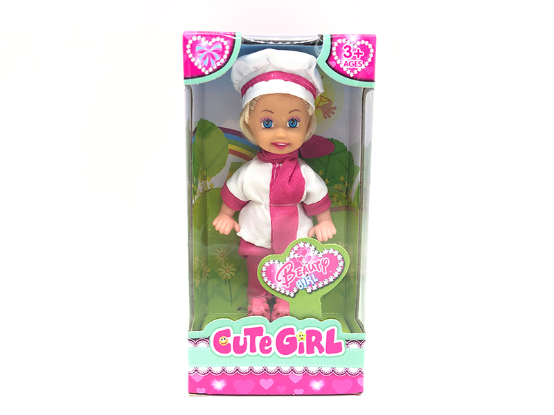 4.5 Inch Doll Chef Suit