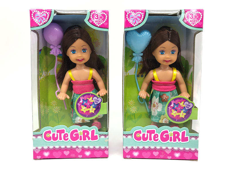 4.5 Inch Doll With Balloon
