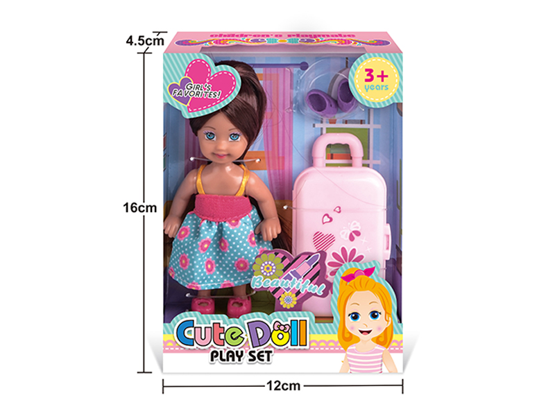 4.5 Inch Doll With Trolley Case