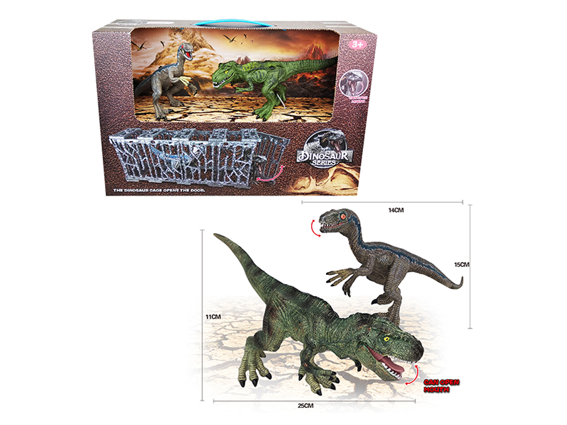Solid Dinosaurs (Tyrannosaurus Rex, Bulu)