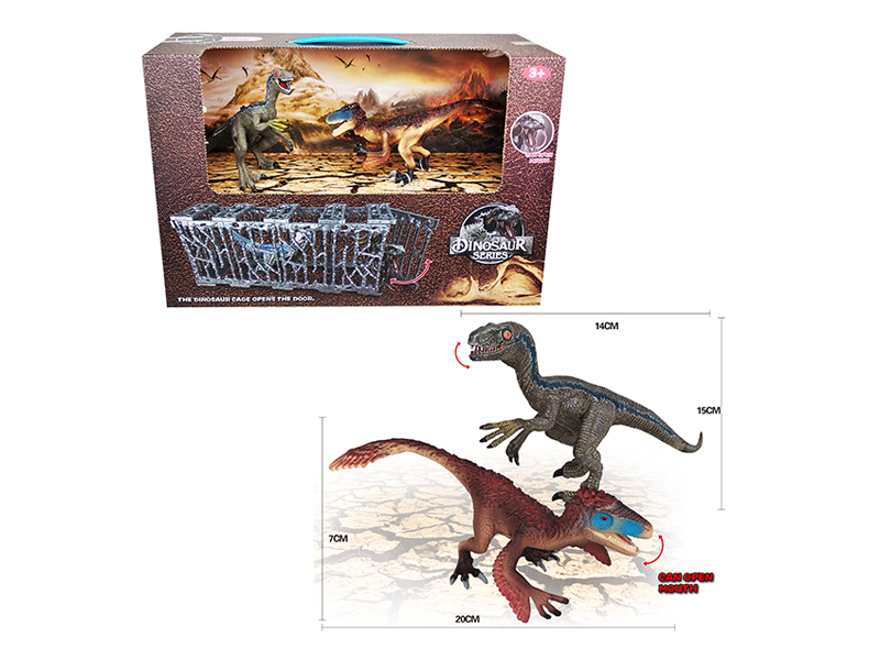 Solid Dinosaur (Raptor, Bulu)