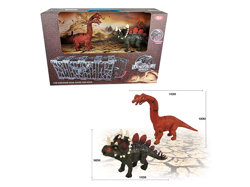Sword Horned Dragon + Double Headed Brachiosaurus