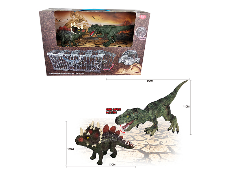 Sword Horned Dragon + Tyrannosaurus Rex