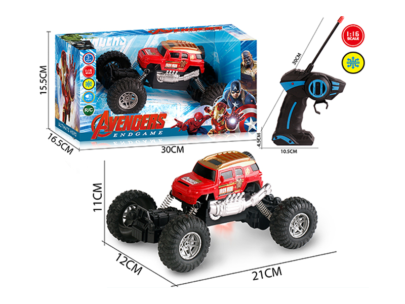 1:18 4CH R/C Iron Man Car Climbing Car With Light