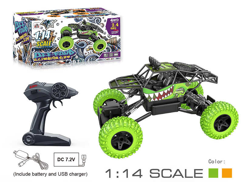 2.4G Remote Control 1:14 Graffiti Climbing Car