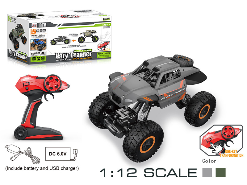 2.4G Remote Control 1:12 Dual Mode Lift Climbing Cross Country Car