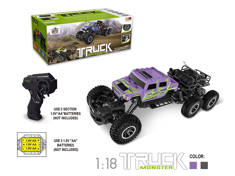 2.4G Remote Control 1:18 Six-Wheeled 4WD Climbing Car