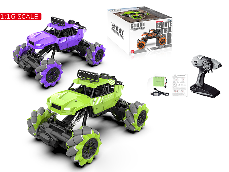 2.4G Remote Control 1:16 Mecanum Wheel Stunt Climbing Car