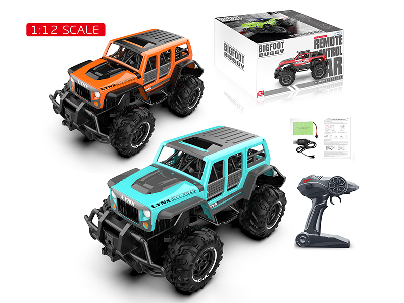 1:12 Remote Control Wrangler Monster Truck