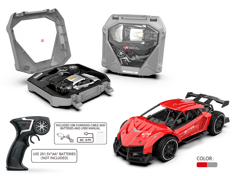2.4G Remote Control 1:24 Alloy High-Speed Car