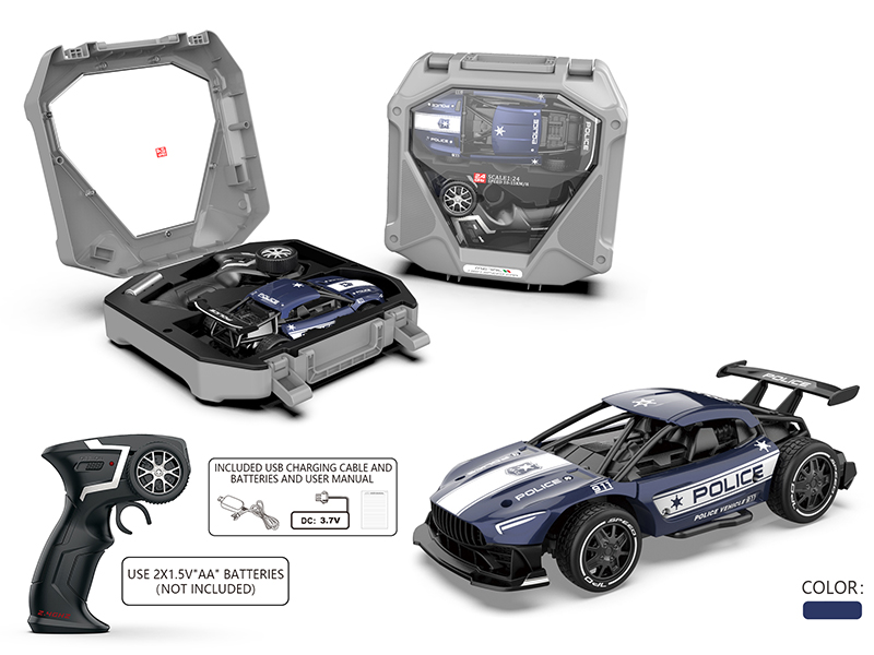 2.4G Remote Control 1:24 Alloy High-Speed Car