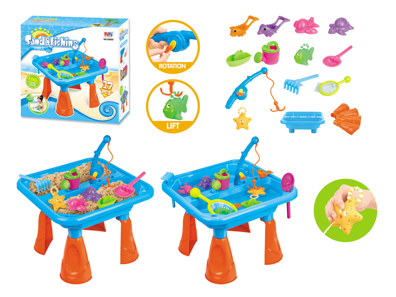 Sand Water Fishing Platform Set
