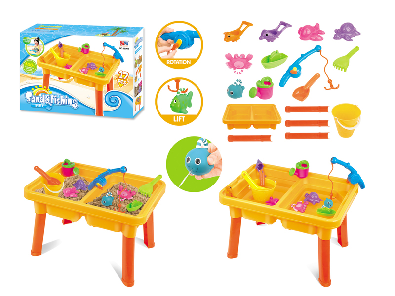 Sand Water Fishing Platform Set