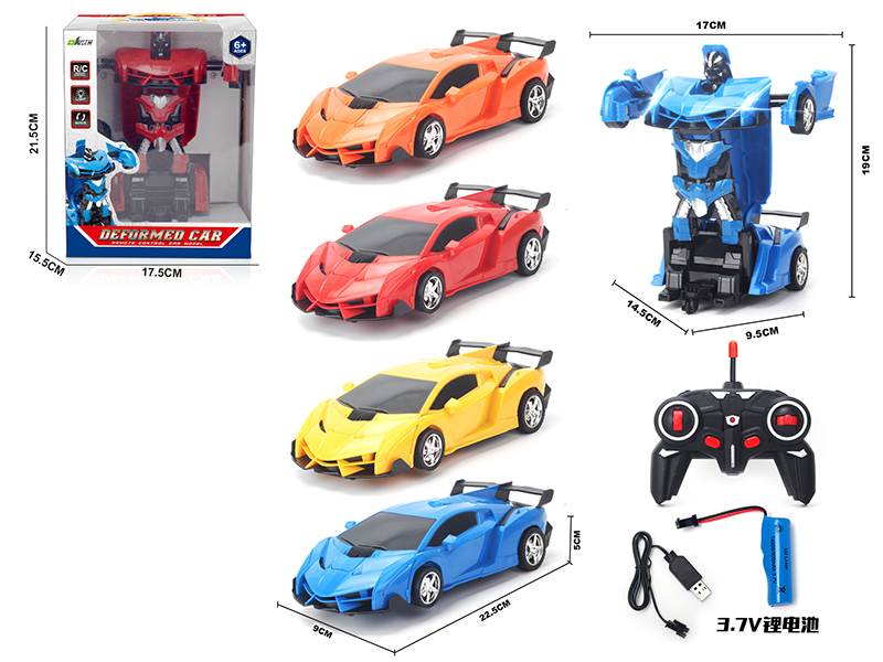 1:18 6CH Remote Control Lamborghini Deformation Robot