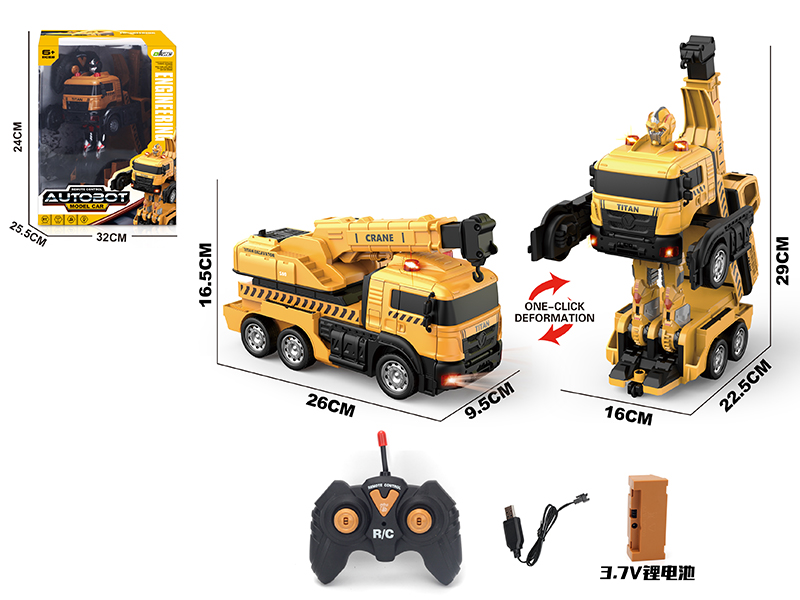 6CH Remote Control Deformation Engineering Truck(Crane)