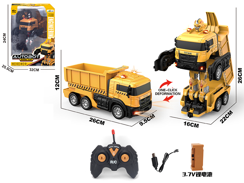 6CH Remote Control Deformation Engineering Truck(Dumper)