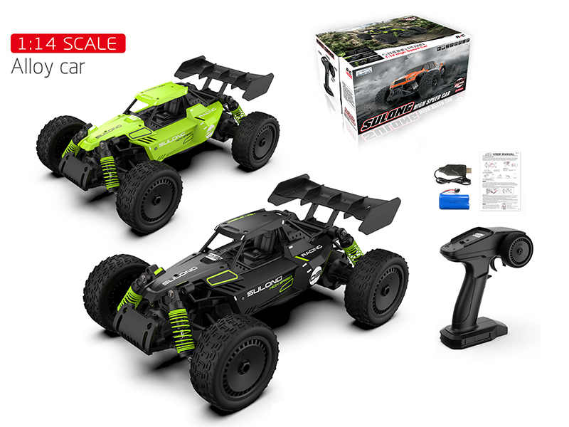 2.4G Remote Control 1:14 Speed Change Off-Road High-Speed Car(Alloy Car Shell)