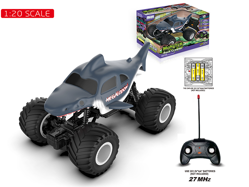 27MHz Remote Control 1:20 Bigfoot Cross-Country Climbing Car