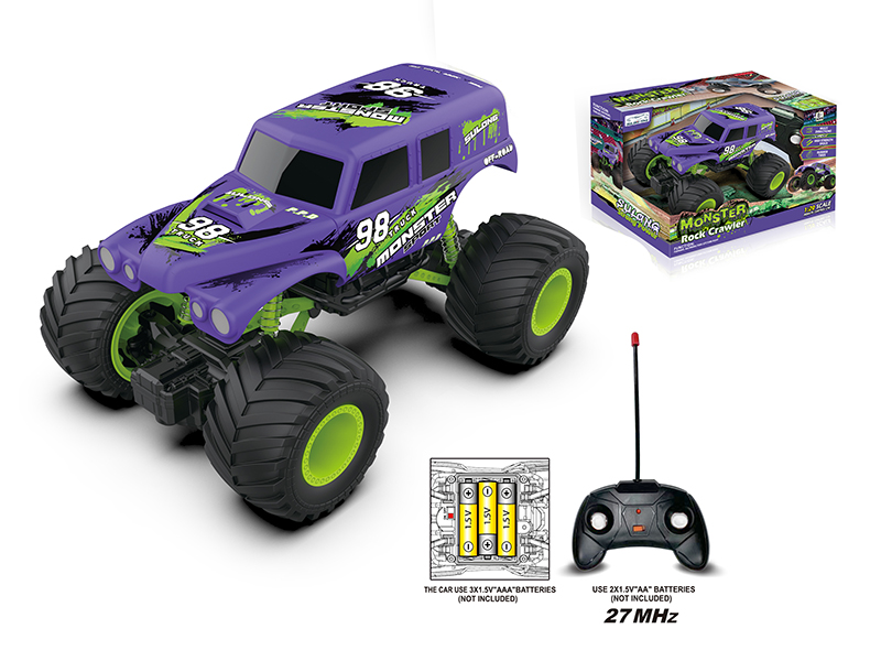 27MHz Remote Control 1:20 Bigfoot Cross-Country Climbing Car