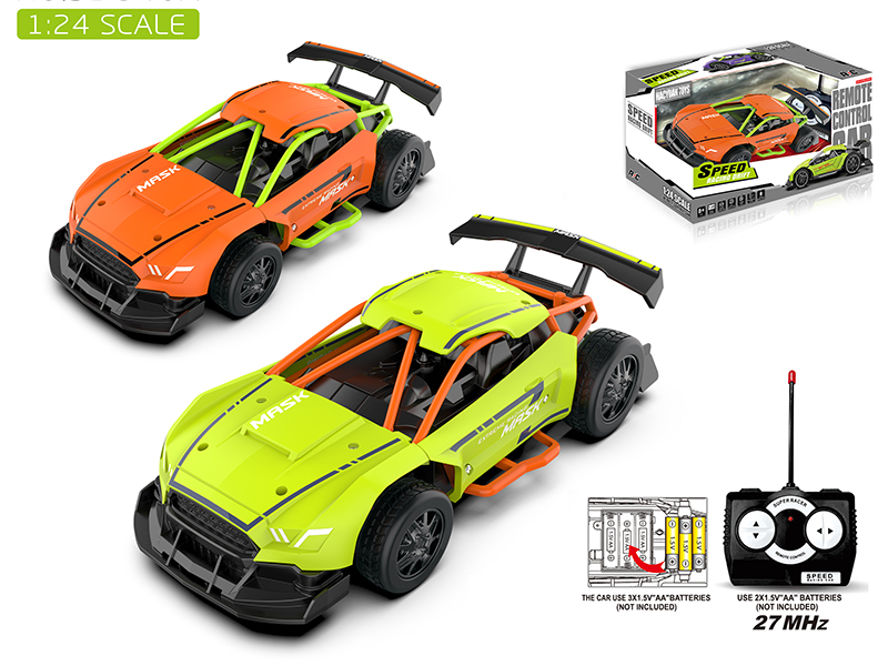 27MHz Remote Control 1:24 Sports Car