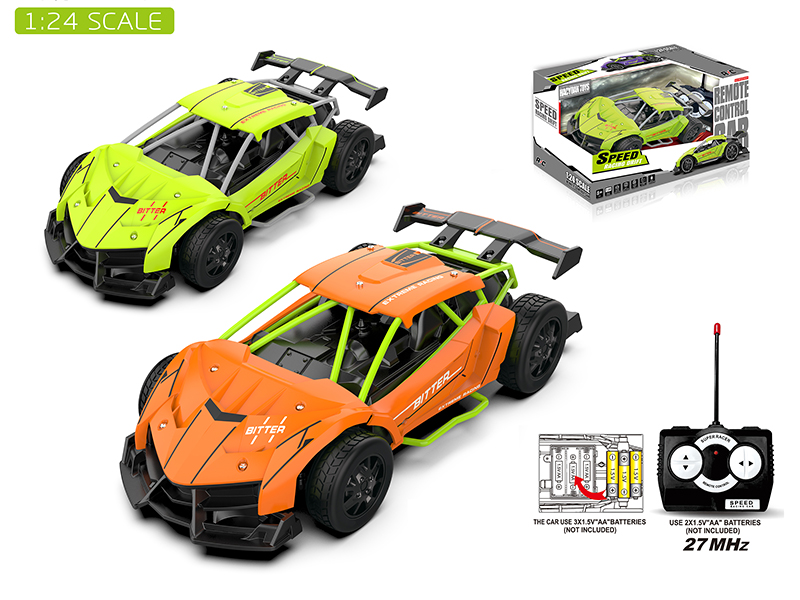 27MHz Remote Control 1:24 Sports Car