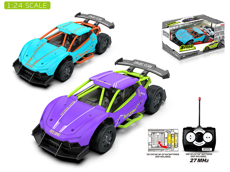 27MHz Remote Control 1:24 Sports Car