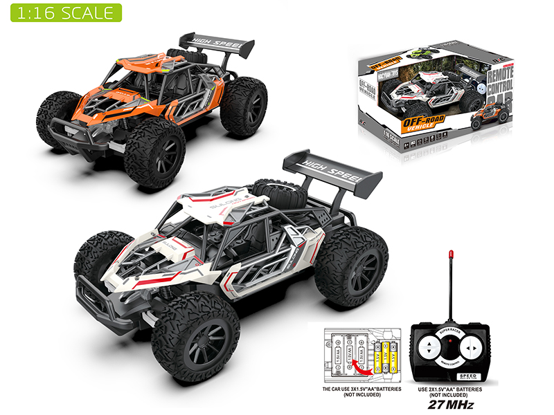 27MHz Remote Control 1:16 Cross Country Car