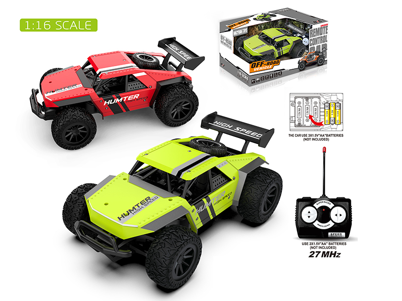 27MHz Remote Control 1:16 Cross Country Car