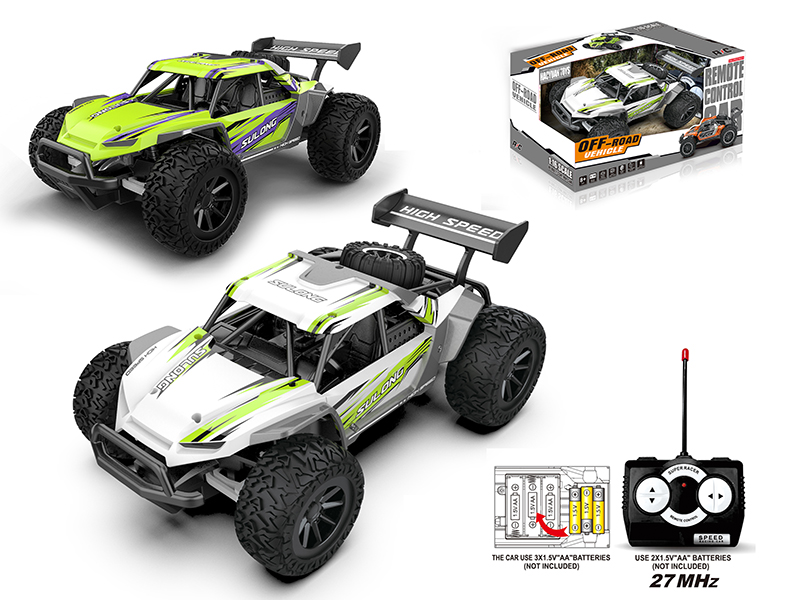 27MHz Remote Control 1:16 Cross Country Car