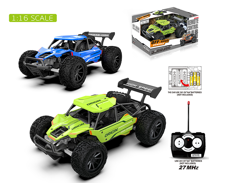 27MHz Remote Control 1:16 Cross Country Car