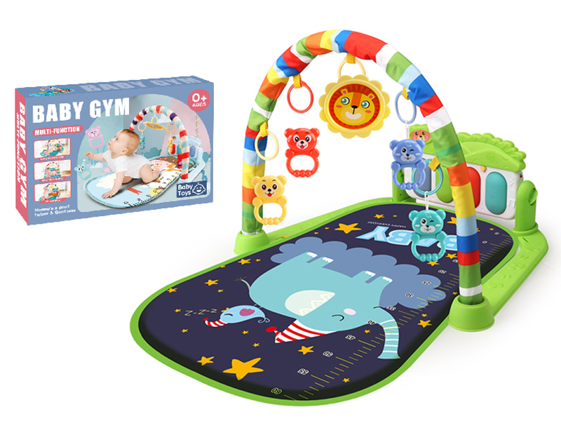 Green Pedal Piano Fitness Blanket