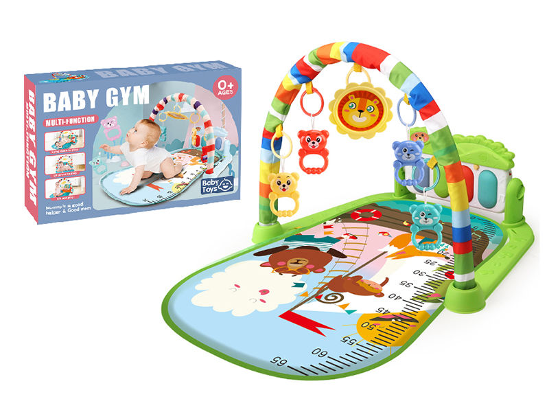 Green Pedal Piano Fitness Blanket