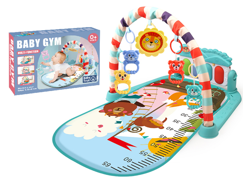 Blackish Green Pedal Piano Fitness Blanket