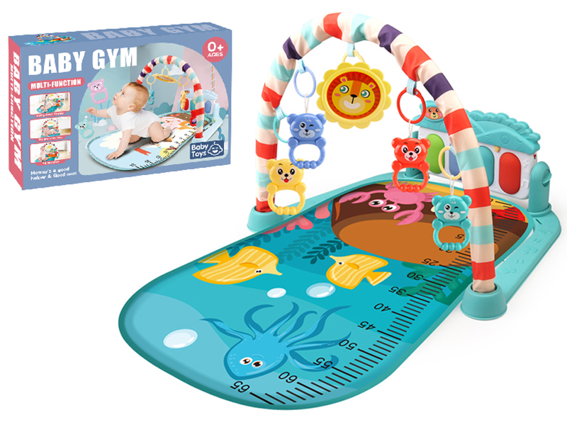 Blackish Green Pedal Piano Fitness Blanket