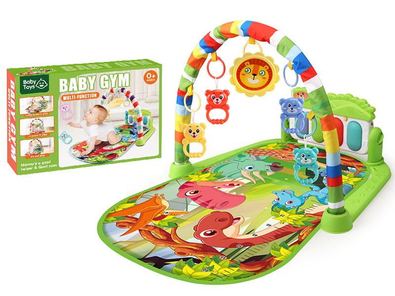 Green Pedal Piano Fitness Blanket