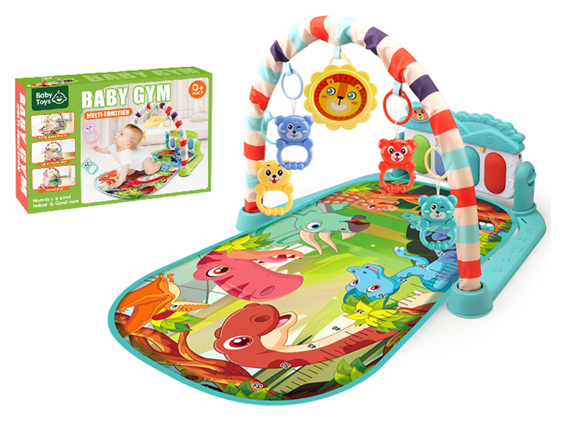 Blackish Green Pedal Piano Fitness Blanket