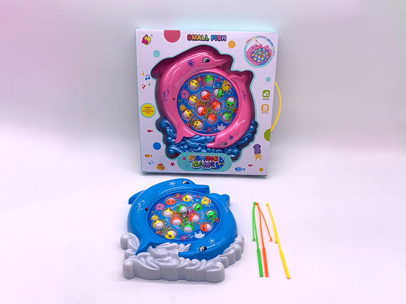 Dolphin Spinning Music Fishing Plate