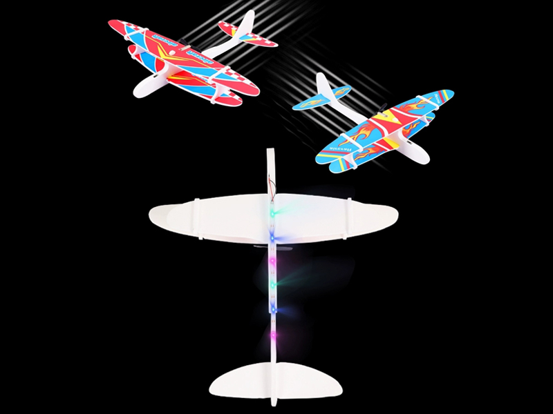 B/O Gyratory Foam Aircraft (With Light)