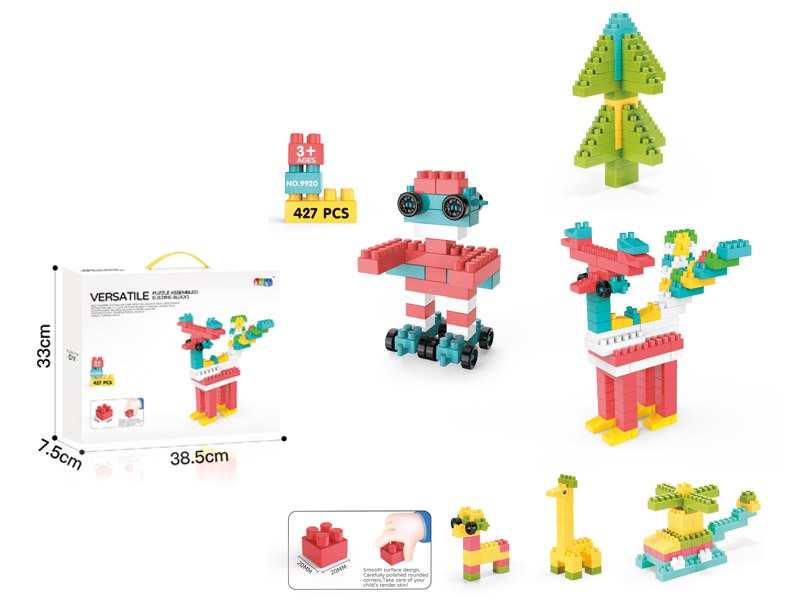 427PCS Assembling Granular Building Blocks