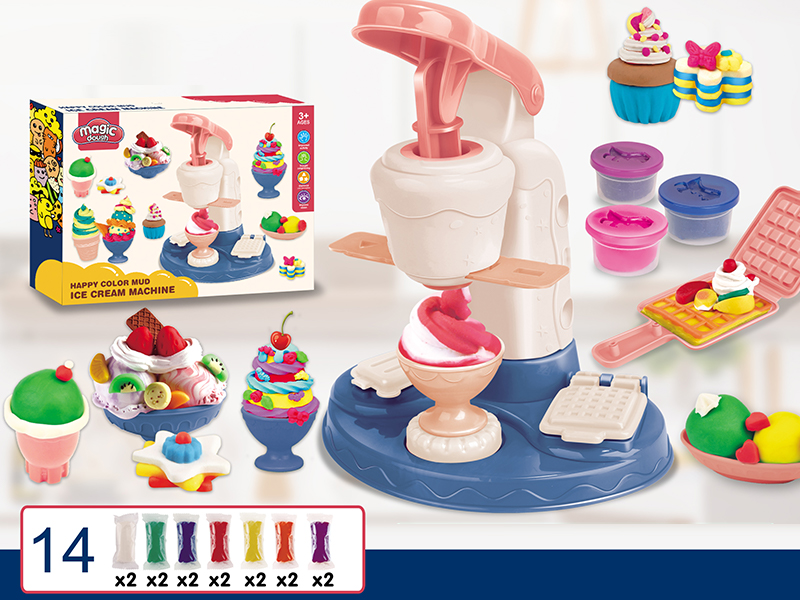 Ice Cream Machine Colored Mud